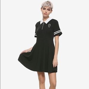 Hot Topic Dead Inside Varsity Dress (w/pockets)